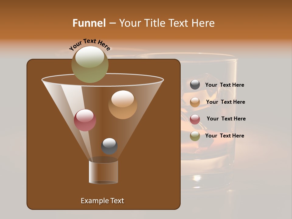 Water Drink Whiskey PowerPoint Template