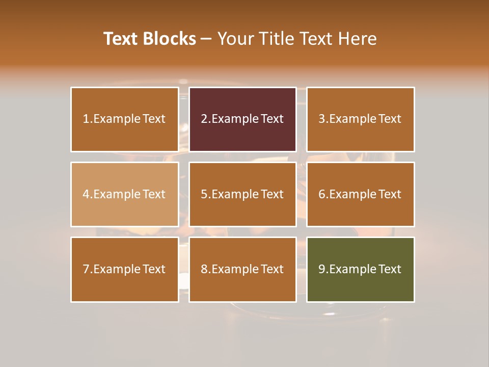 Water Drink Whiskey PowerPoint Template