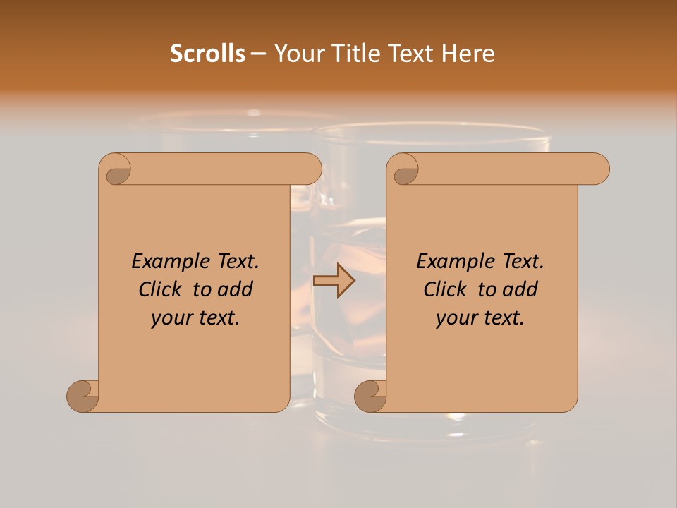 Water Drink Whiskey PowerPoint Template