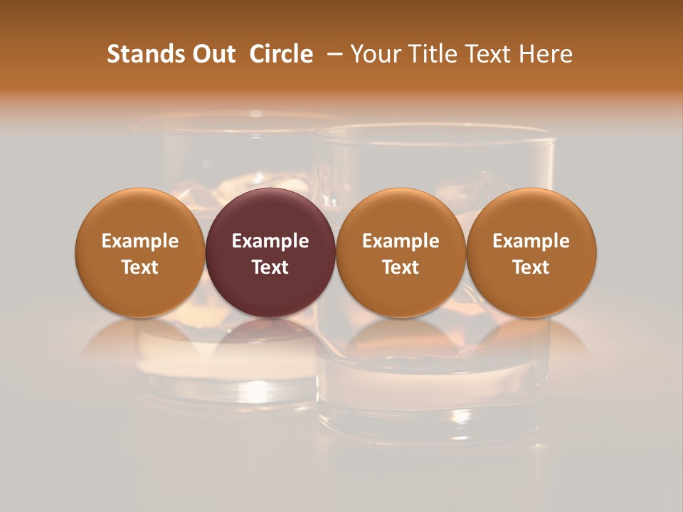 Water Drink Whiskey PowerPoint Template