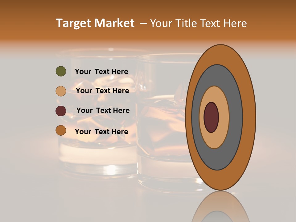 Water Drink Whiskey PowerPoint Template