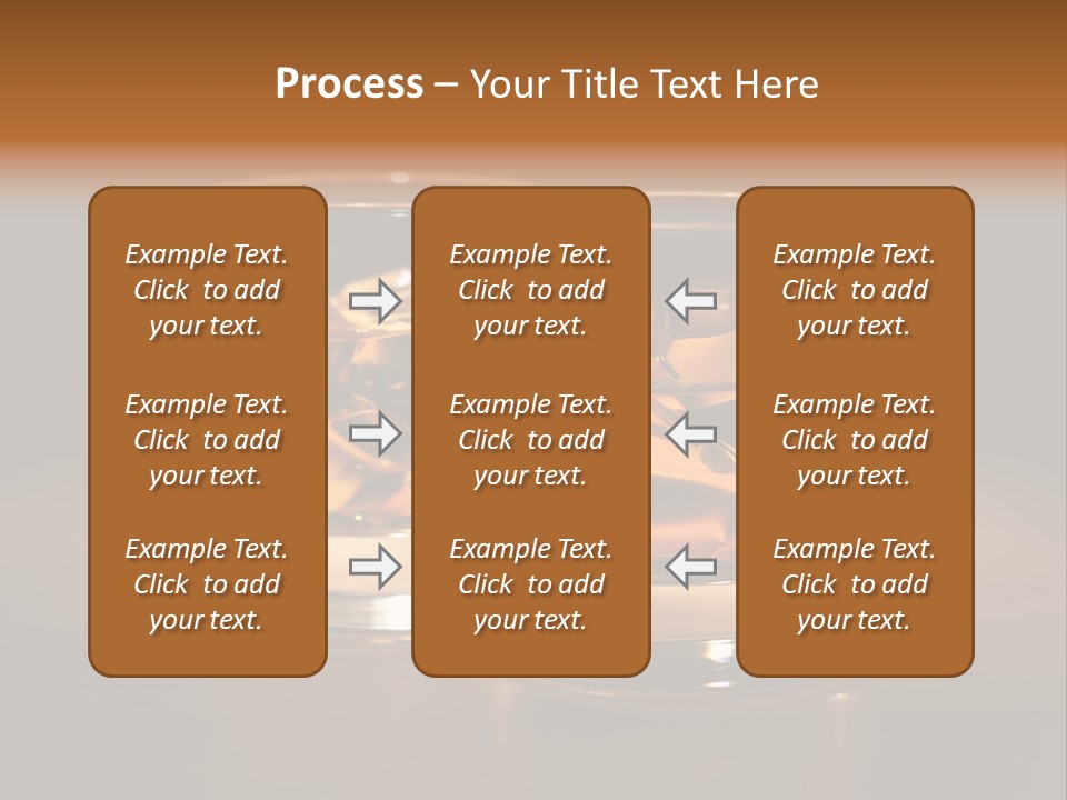 Water Drink Whiskey PowerPoint Template