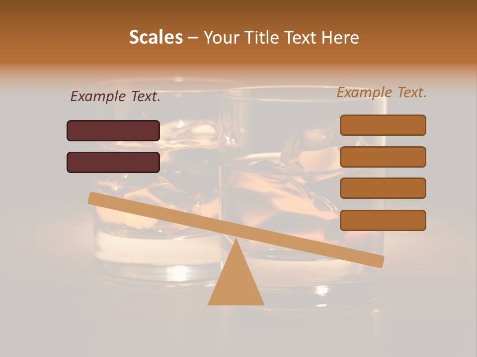 Water Drink Whiskey PowerPoint Template