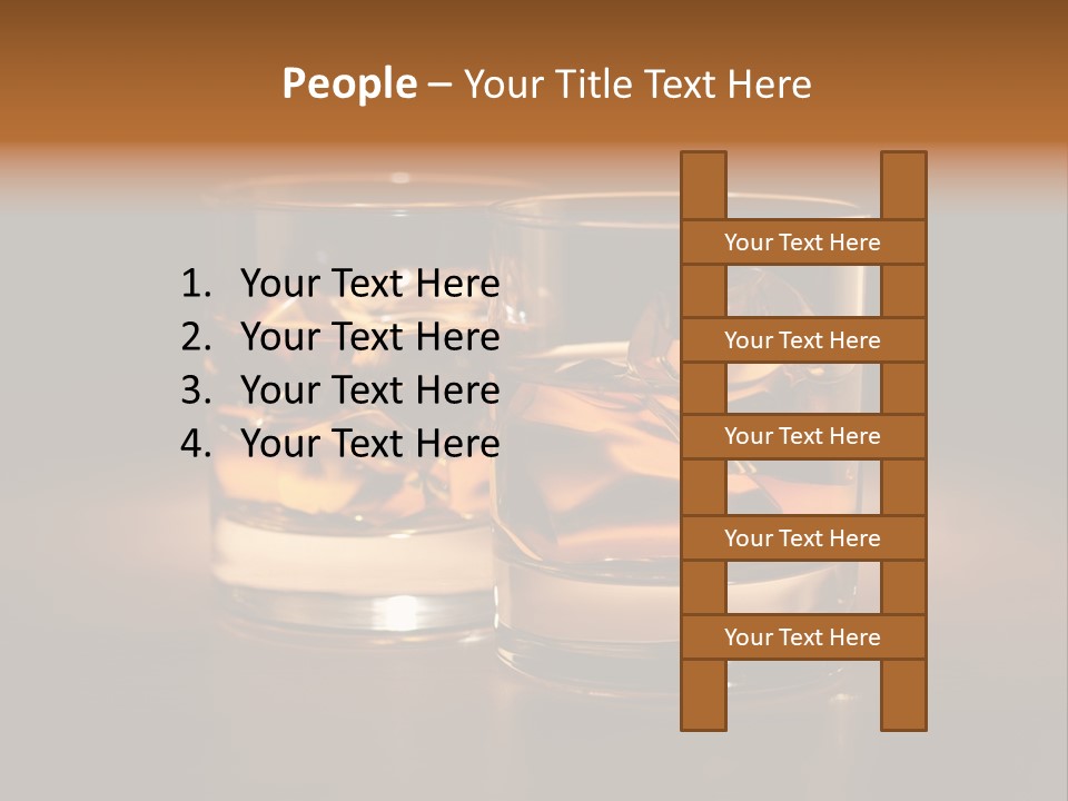 Water Drink Whiskey PowerPoint Template