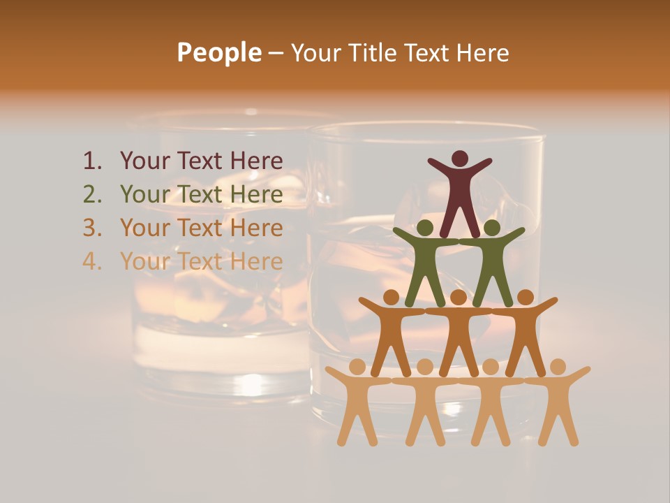 Water Drink Whiskey PowerPoint Template