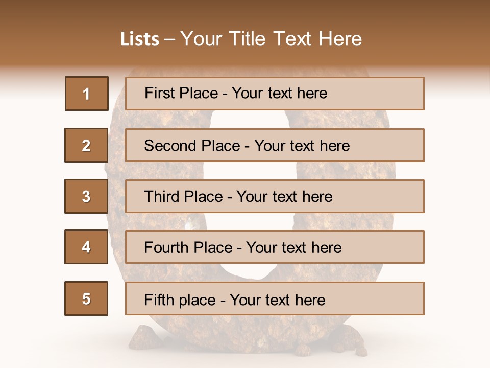 Three Row Set PowerPoint Template