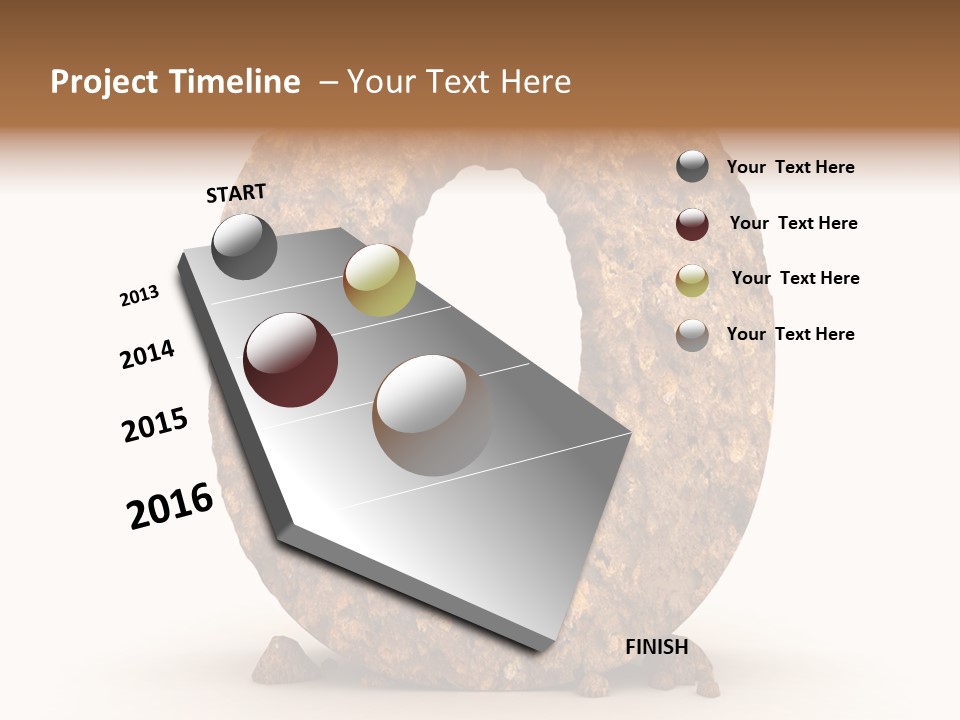 Three Row Set PowerPoint Template