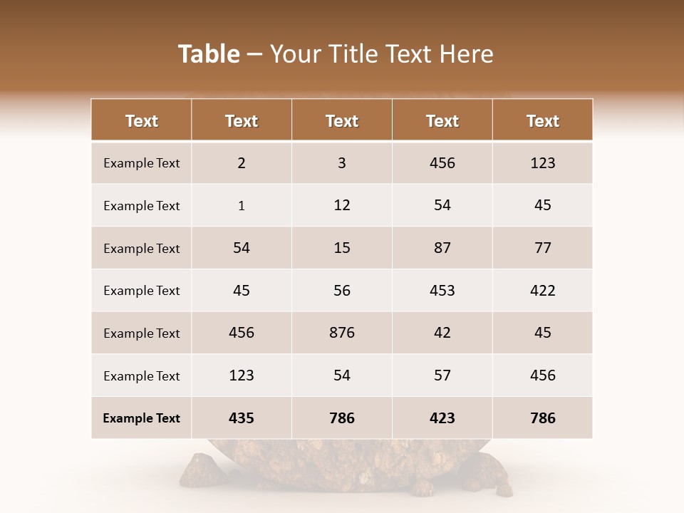 Three Row Set PowerPoint Template