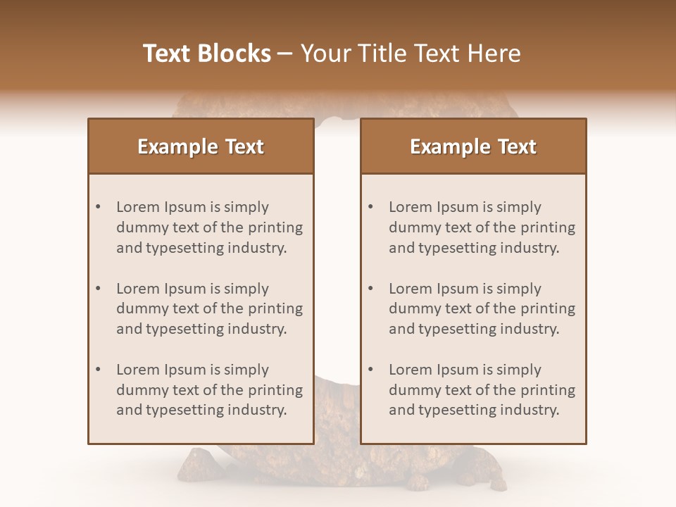 Three Row Set PowerPoint Template