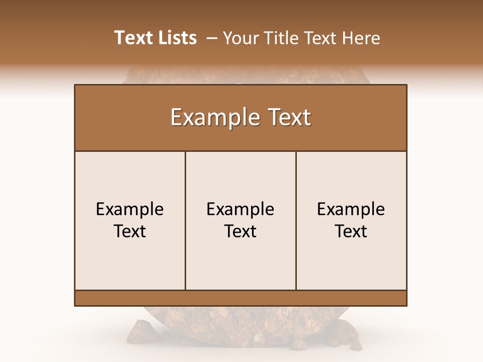 Three Row Set PowerPoint Template