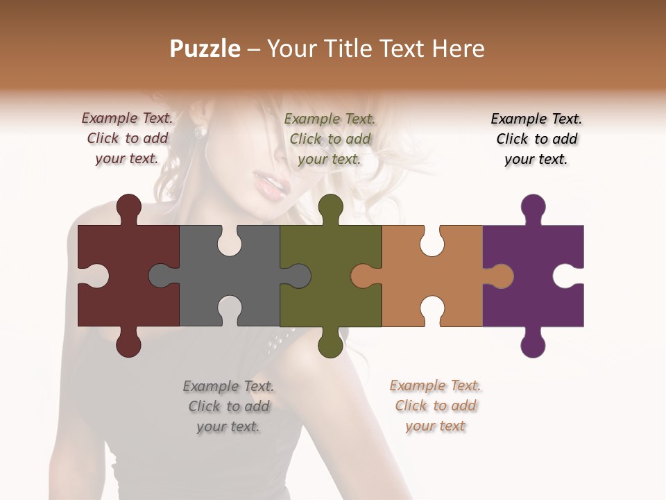 Hairstyle Y Sensual PowerPoint Template