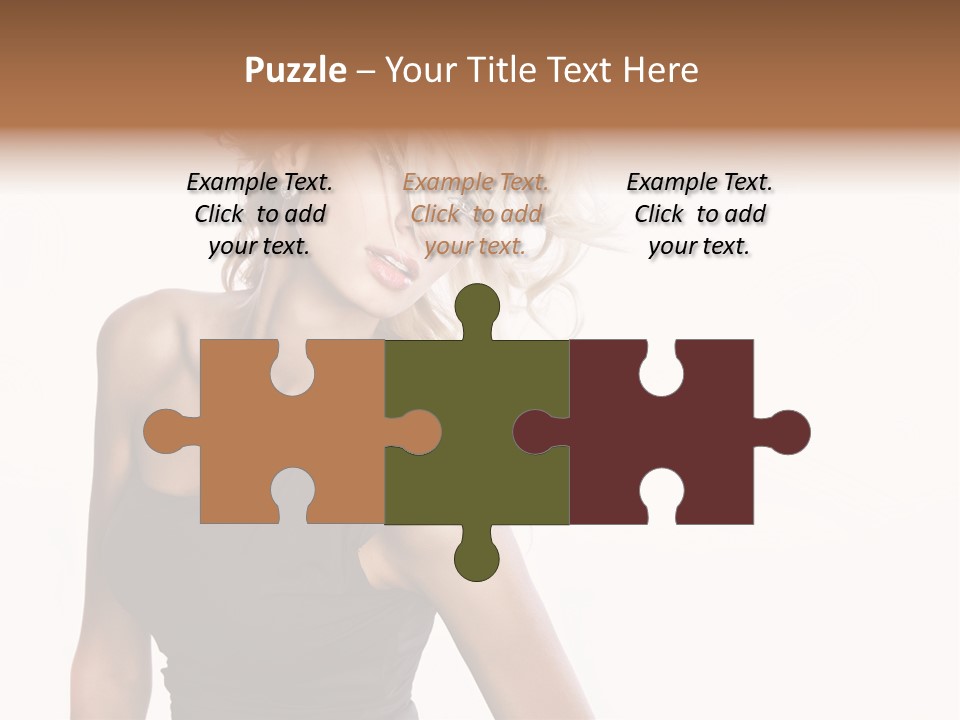 Hairstyle Y Sensual PowerPoint Template