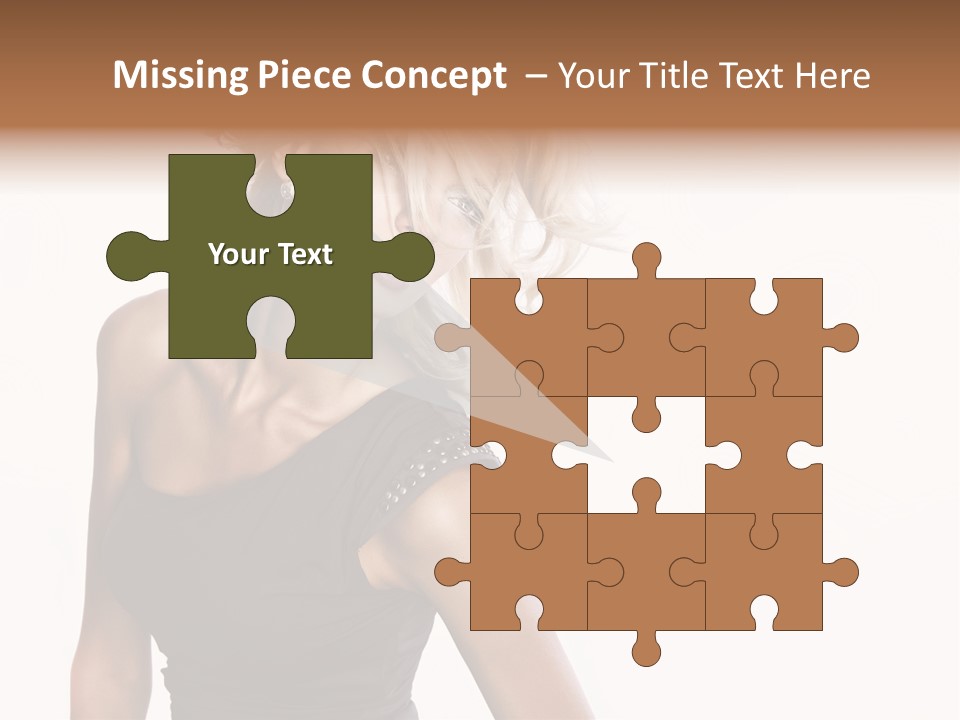 Hairstyle Y Sensual PowerPoint Template