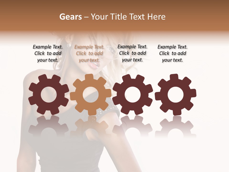 Hairstyle Y Sensual PowerPoint Template