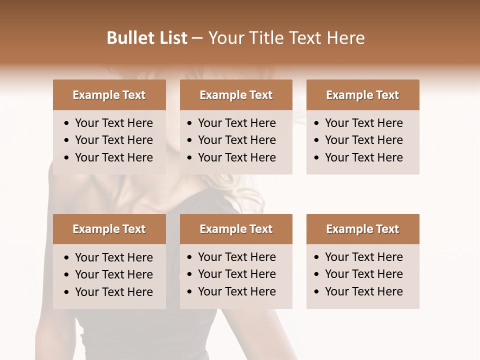 Hairstyle Y Sensual PowerPoint Template