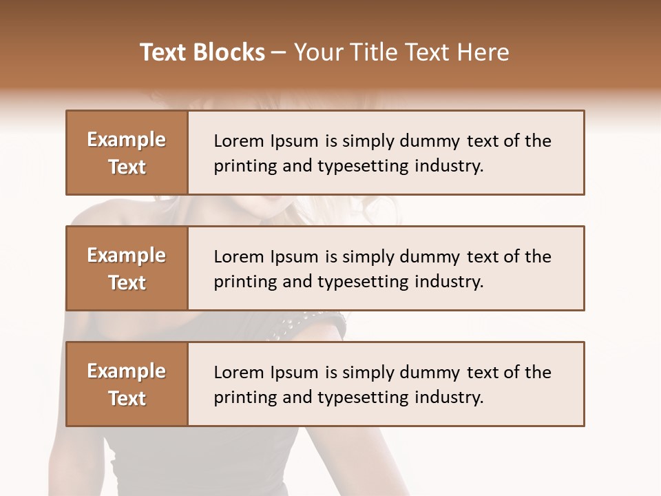 Hairstyle Y Sensual PowerPoint Template