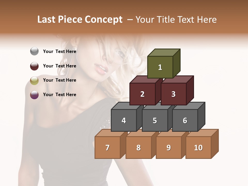 Hairstyle Y Sensual PowerPoint Template