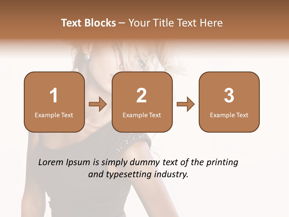 Hairstyle Y Sensual PowerPoint Template
