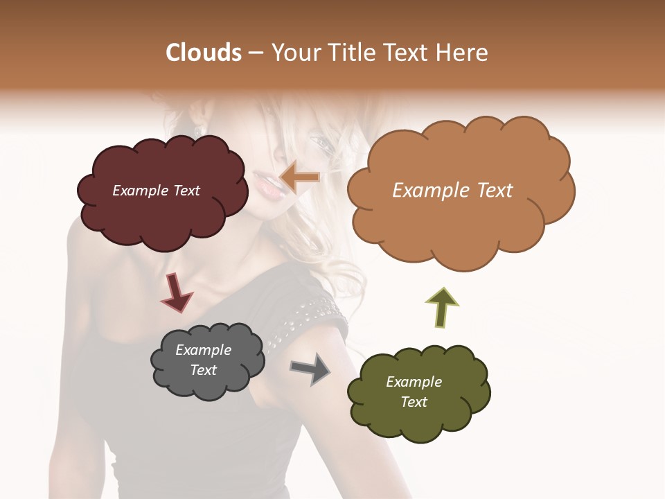 Hairstyle Y Sensual PowerPoint Template