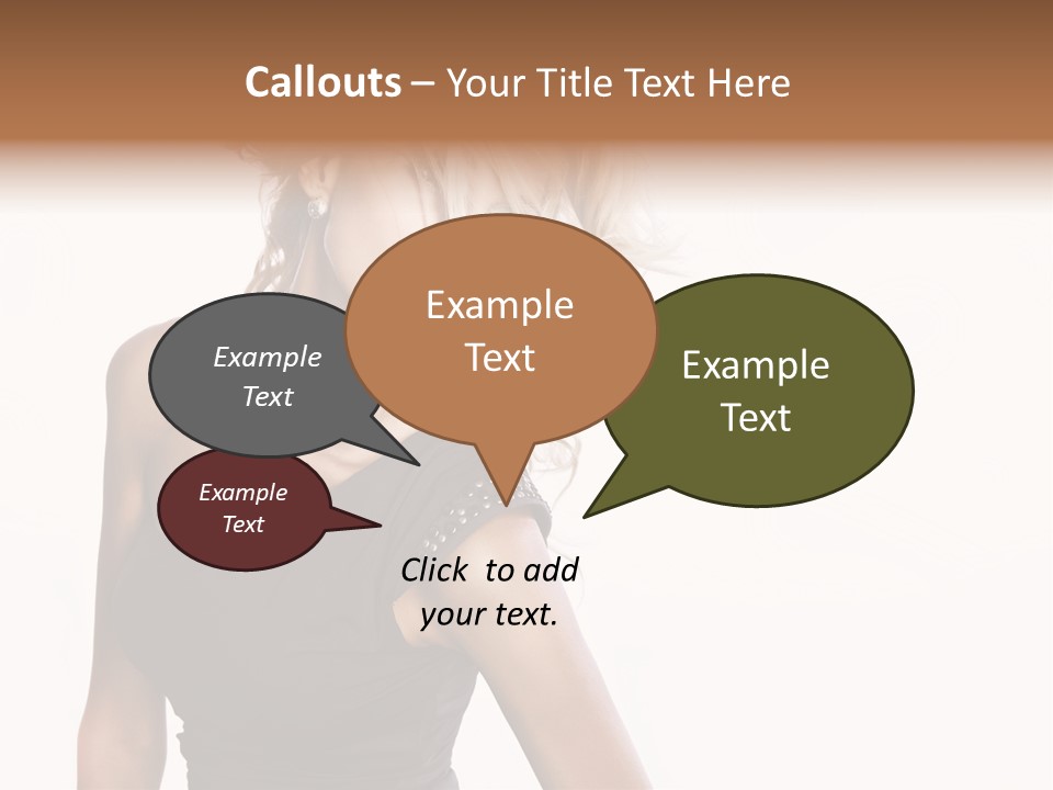 Hairstyle Y Sensual PowerPoint Template