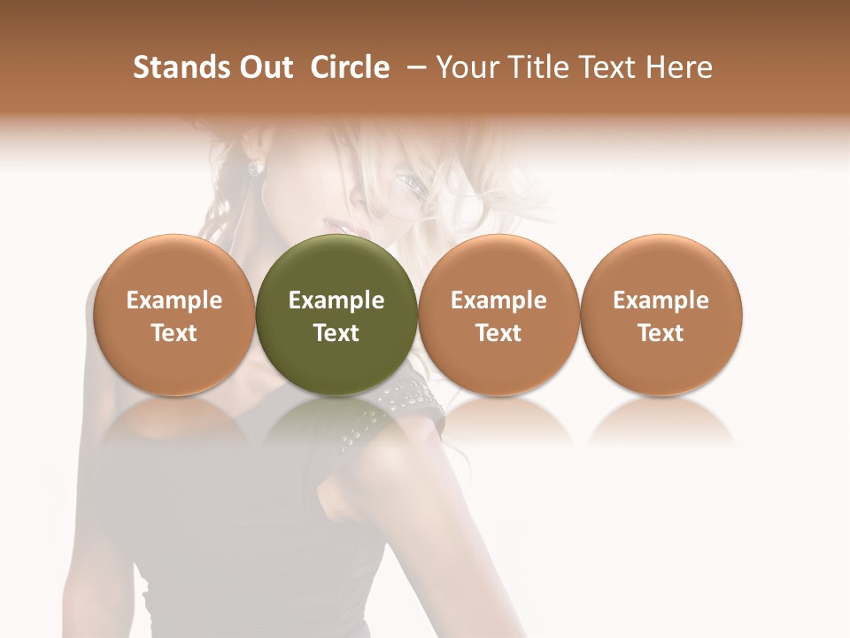 Hairstyle Y Sensual PowerPoint Template