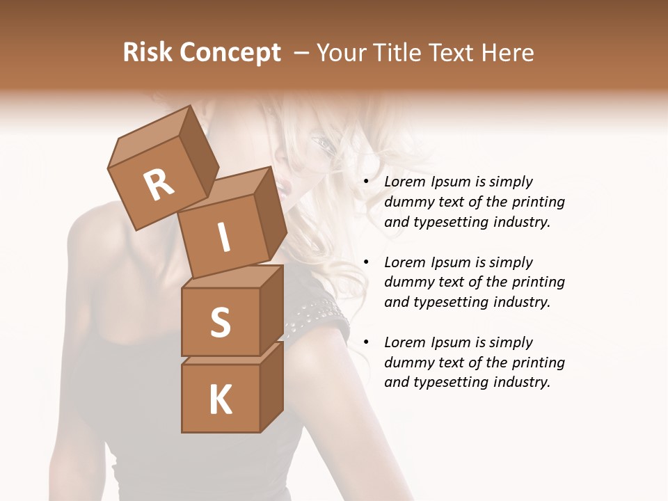 Hairstyle Y Sensual PowerPoint Template