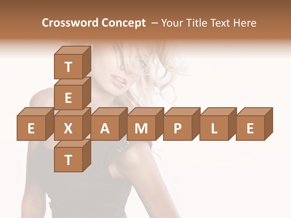 Hairstyle Y Sensual PowerPoint Template