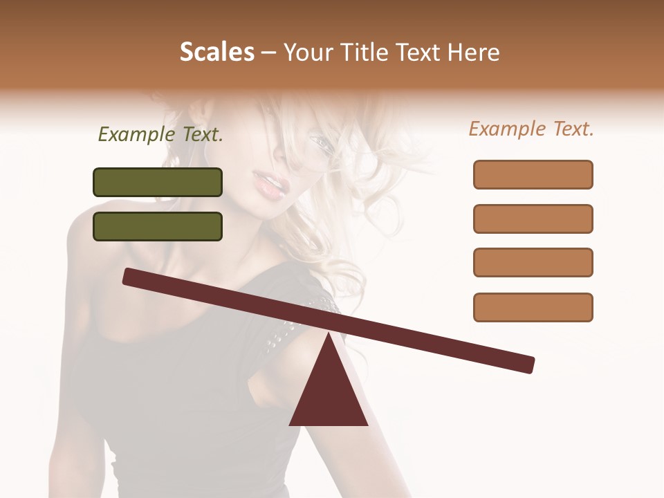 Hairstyle Y Sensual PowerPoint Template