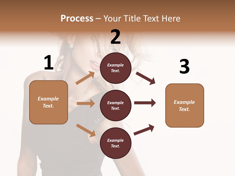 Hairstyle Y Sensual PowerPoint Template