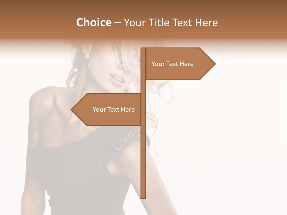 Hairstyle Y Sensual PowerPoint Template