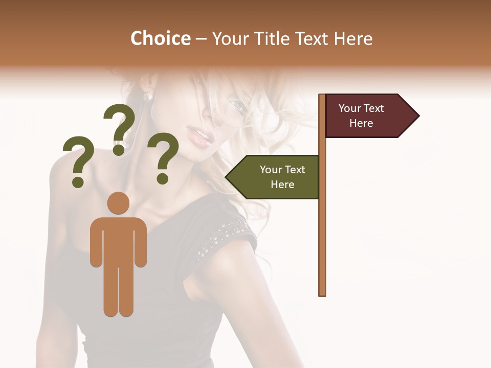 Hairstyle Y Sensual PowerPoint Template