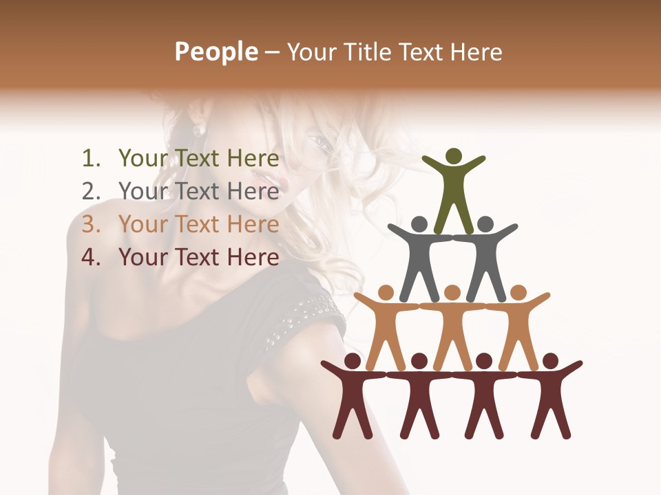 Hairstyle Y Sensual PowerPoint Template