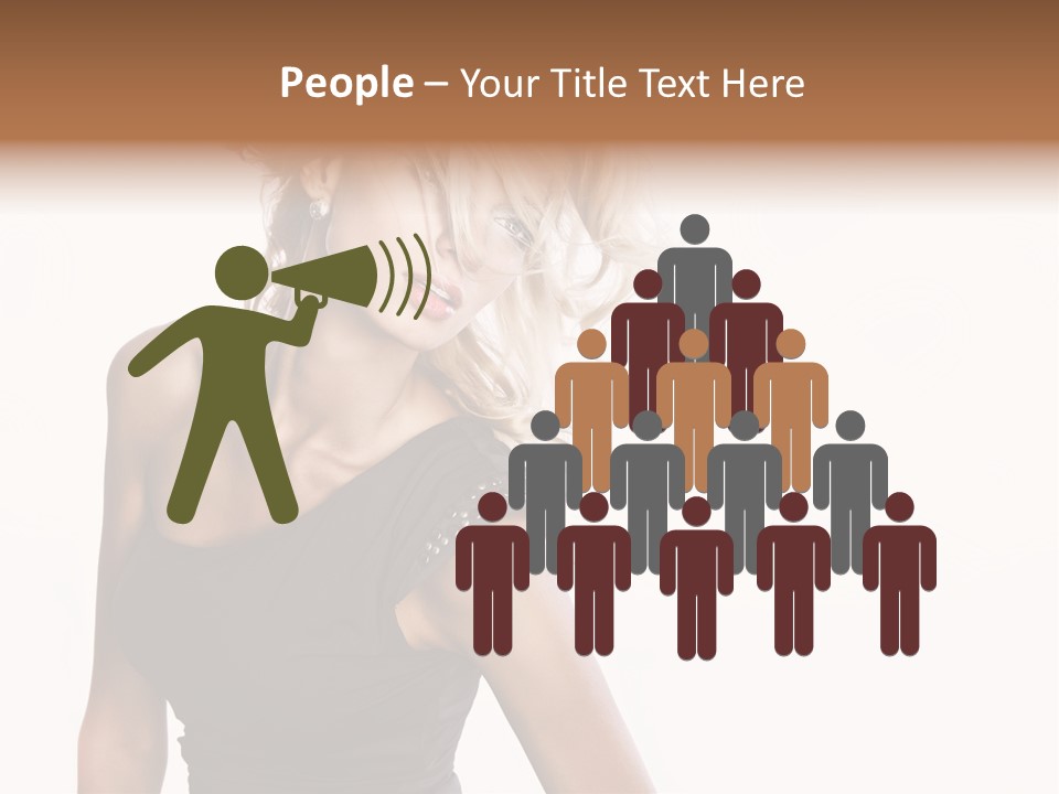 Hairstyle Y Sensual PowerPoint Template