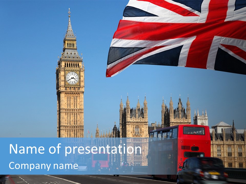 Tower Famous Westminster PowerPoint Template