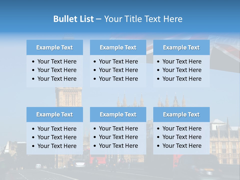 Tower Famous Westminster PowerPoint Template
