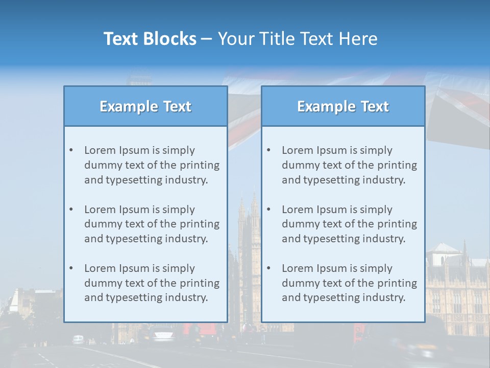 Tower Famous Westminster PowerPoint Template