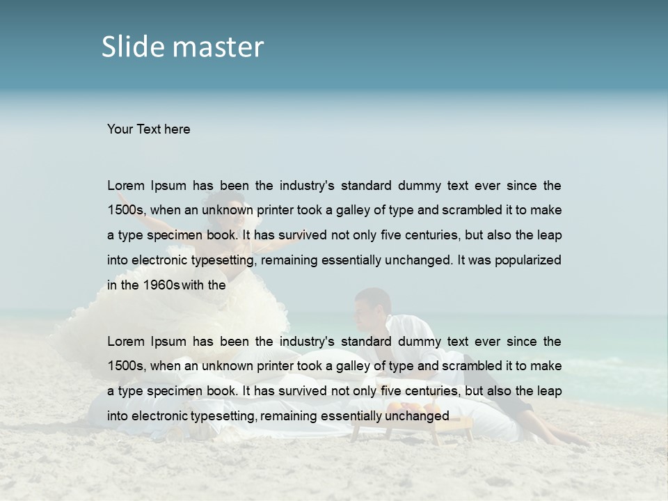 Celebration Wing Marriage PowerPoint Template