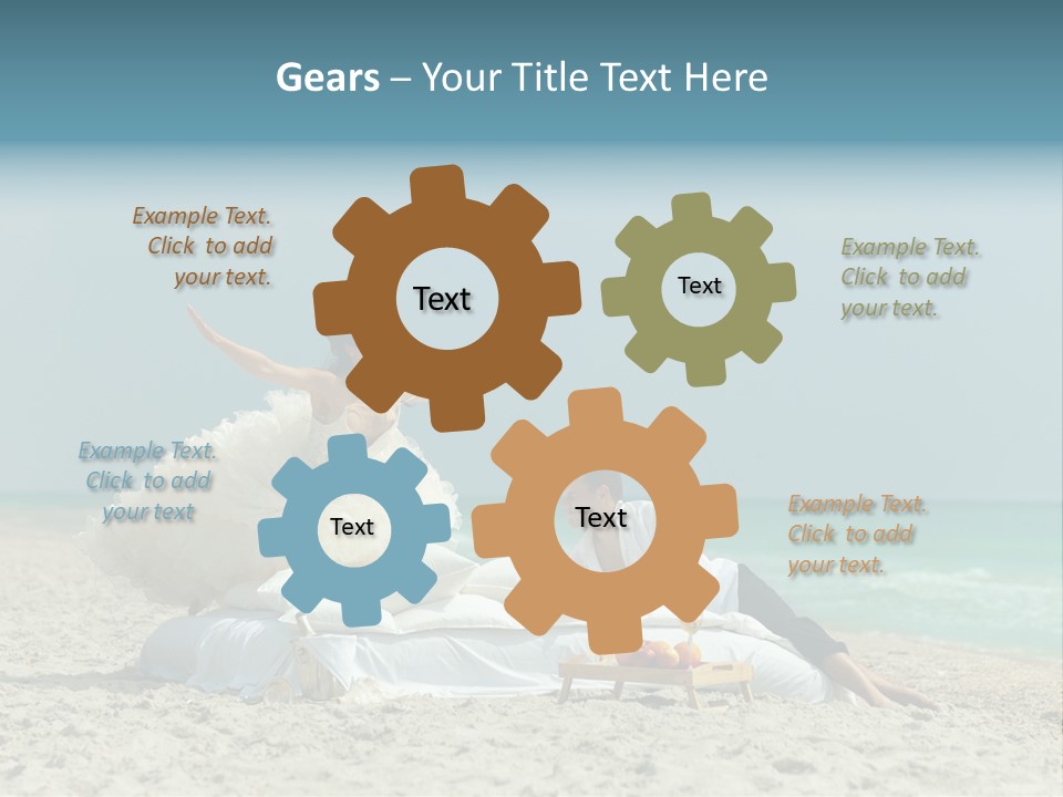 Celebration Wing Marriage PowerPoint Template