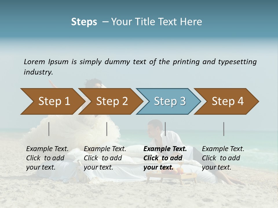 Celebration Wing Marriage PowerPoint Template