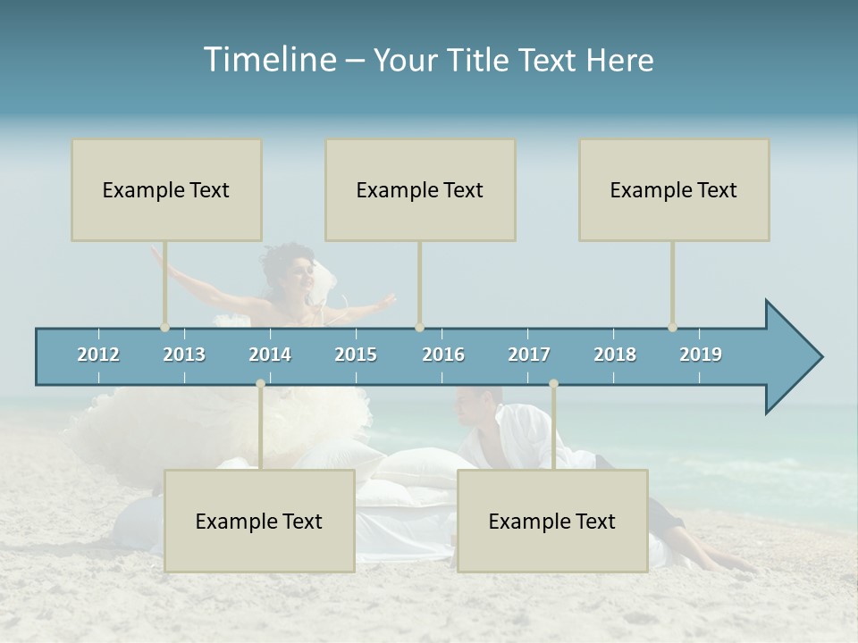 Celebration Wing Marriage PowerPoint Template