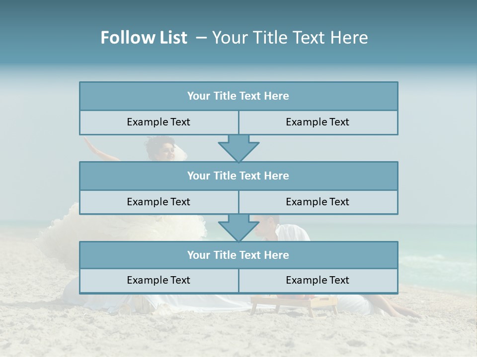 Celebration Wing Marriage PowerPoint Template
