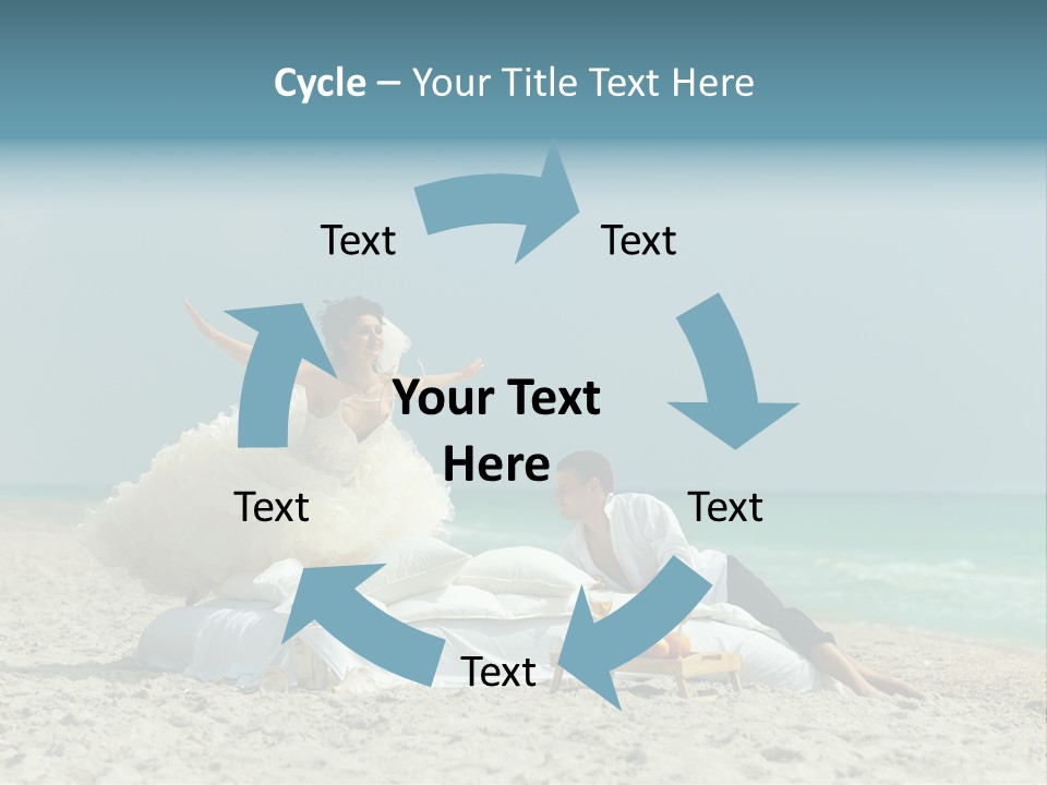 Celebration Wing Marriage PowerPoint Template