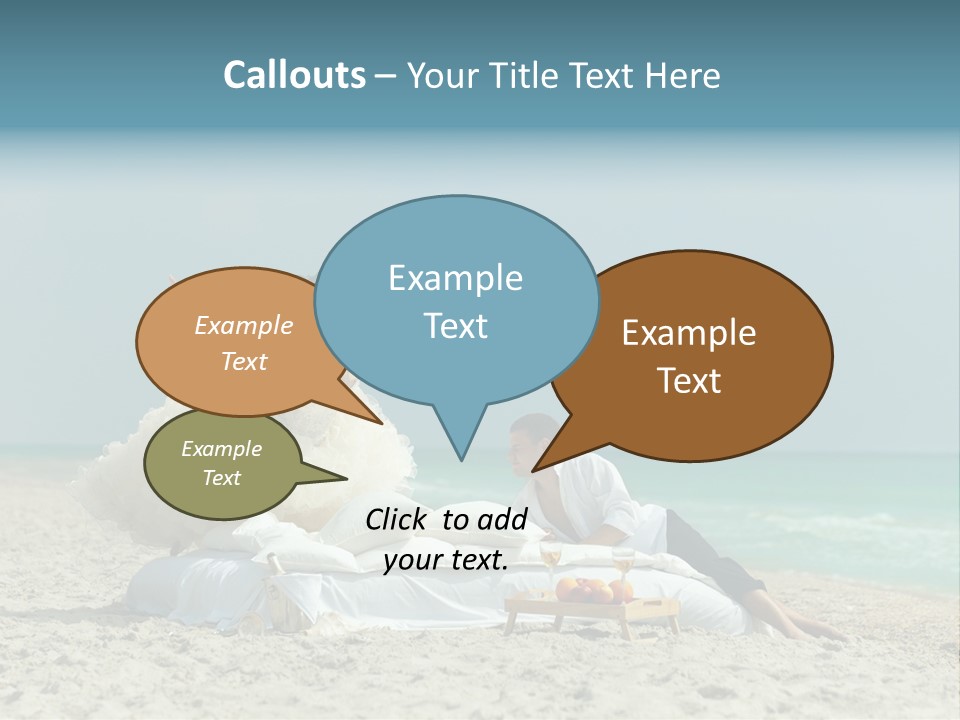 Celebration Wing Marriage PowerPoint Template