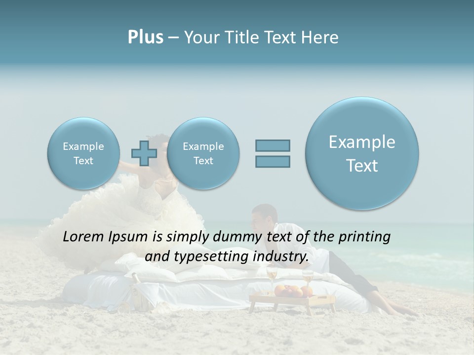 Celebration Wing Marriage PowerPoint Template