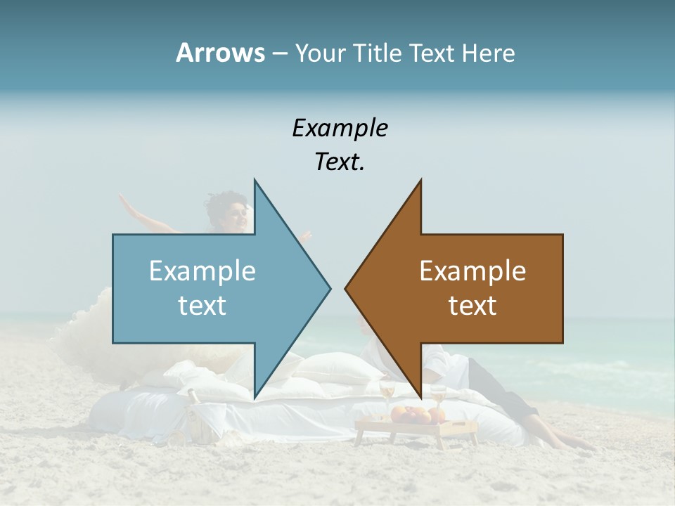 Celebration Wing Marriage PowerPoint Template