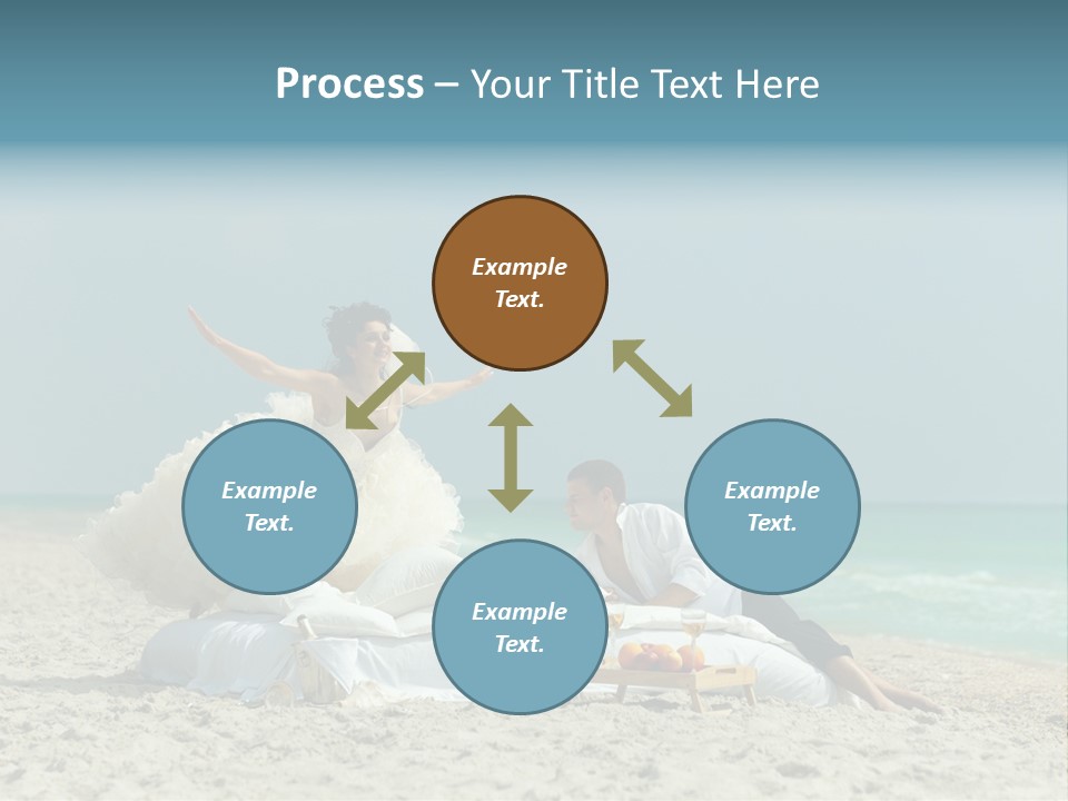 Celebration Wing Marriage PowerPoint Template