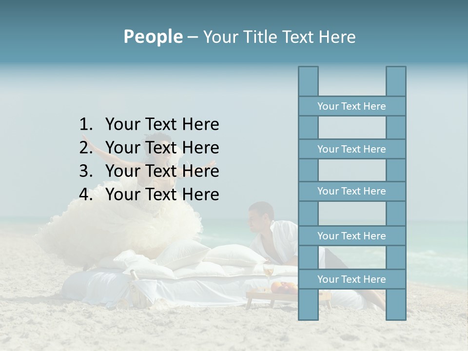 Celebration Wing Marriage PowerPoint Template