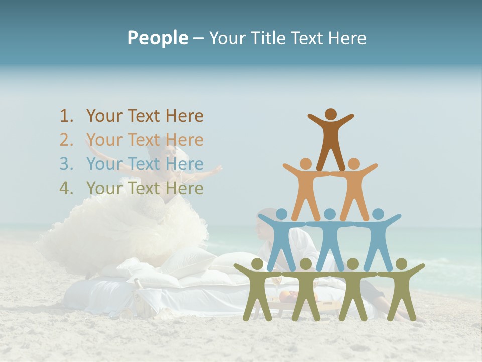 Celebration Wing Marriage PowerPoint Template