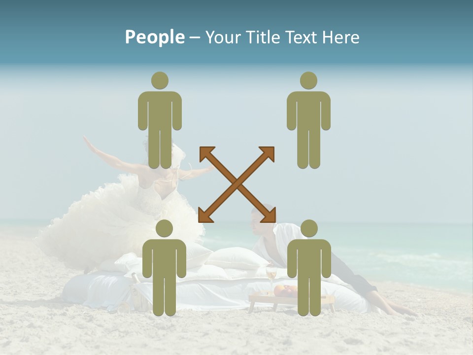 Celebration Wing Marriage PowerPoint Template