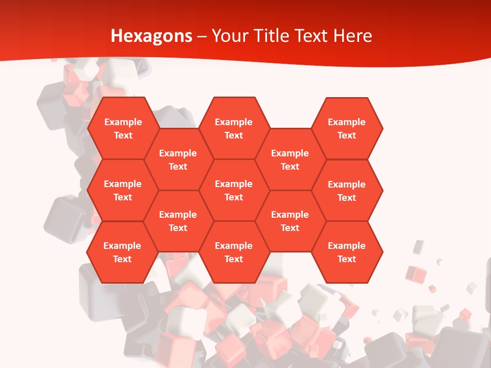 Decoration Chaos Cube PowerPoint Template